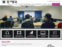 Tablet Screenshot of ipr.edu