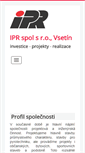 Mobile Screenshot of ipr.cz